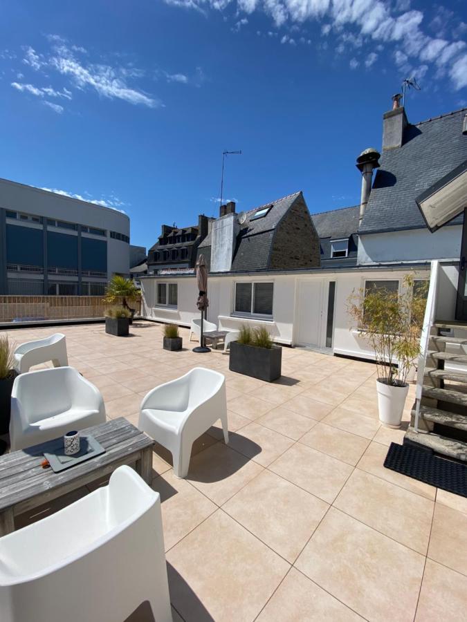 Votre Mini Maison En Plein Coeur Du Centre Ville -Terrasse - Et Parking Prive Sur Place Clos - Draps Et Menage Inclus Concarneau Kültér fotó